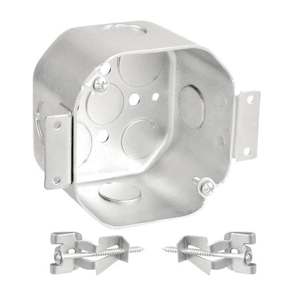 Southwire Electrical Box, 20 cu in, Octagon Box Type, Steel, Octagon Shape 54171-OW - main